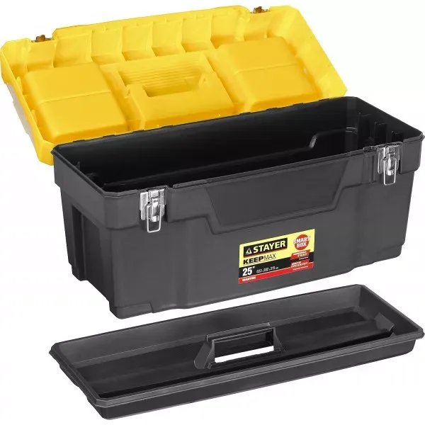 Ящик для инструмента "KEEPMAX-25" пластиковый, STAYER 2-38015-25_z01 купить в Челябинске