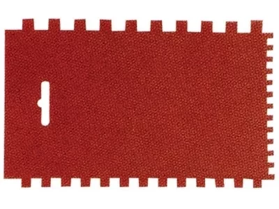 Шпатель пластмассовый малярный 170х115 мм зубчатый MATRIX 86006 купить в Челябинске