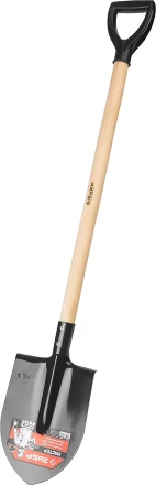 ЗУБР Мастер, 285 х 205 х 1200 мм, полотно 1.6 мм, закалено, дерев. черенок высш. сорт с рукояткой, тип ЛКО, штыковая лопата (39572) купить в Челябинске