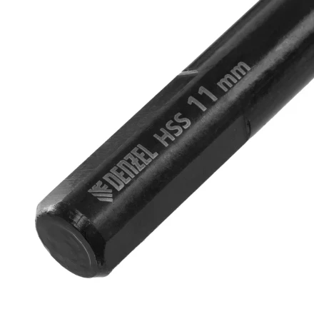 Сверло по металлу, 11 мм, HSS-Tin, Golden Tip, 6 шт. Denzel 717223 купить в Челябинске