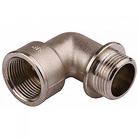 Уголок GENERAL FITTINGS с упором, никелированная латунь, г/ш, 3/4&quot; 51072-G/S-3/4 купить в Челябинске