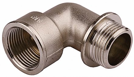 Уголок GENERAL FITTINGS с упором, никелированная латунь, г/ш, 3/4&quot; 51072-G/S-3/4 купить в Челябинске