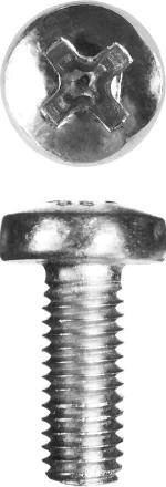 Винт ЗУБР &quot;МАСТЕР&quot; DIN 7985, класс прочности 4.8, оцинкованный, M5x12мм, 5кг 303150-05-012 купить в Челябинске