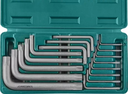 Набор ключей угловых Torx Т6-Т70 16предметов Jonnesway H0816S 47405 купить в Челябинске
