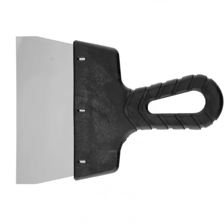 Шпатель фасадный из нержавеющей стали 150 мм пластмассовая ручка Россия 85149 купить в Челябинске