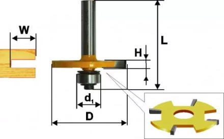 Фреза кромочная фальцевая ф508х4мм 2 хв. 8/12мм 10566 купить в Челябинске