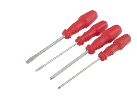 Набор отверток, пластмассовые ручки, 4 шт, (Металлист) Россия купить в Челябинске