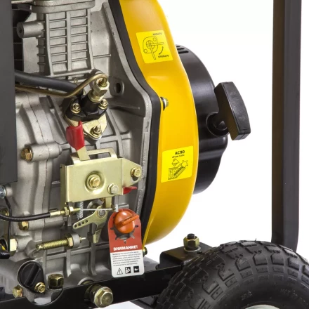 Генератор дизельный DENZEL DD6300Е электростартер 94657 купить в Челябинске