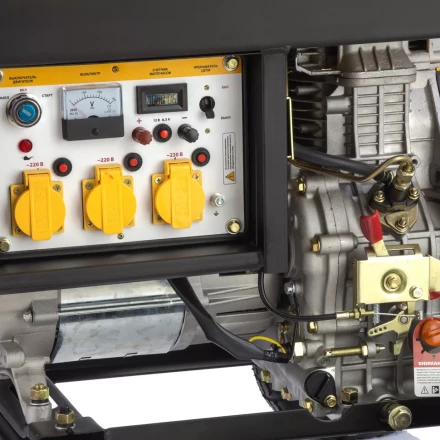 Генератор дизельный DENZEL DD6300Е электростартер 94657 купить в Челябинске