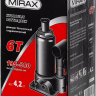 Домкрат гидравлический бутылочный, 6т, 195-380 мм, MIRAX 43260-6 43260-6 купить в Челябинске