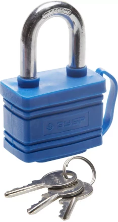 Замок ЗУБР &quot;ЭКСПЕРТ&quot; навесной всепогодный, 50мм 37211-50_z01 купить в Челябинске