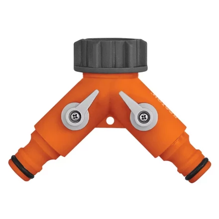 Распределитель пластиковый 2-х канальный  G 3/4&quot;  Кратон 5 01 04 057 купить в Челябинске