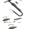 Горелка TECH TS 26FLEX М12х1 4метр IOR6906 Сварог купить в Челябинске