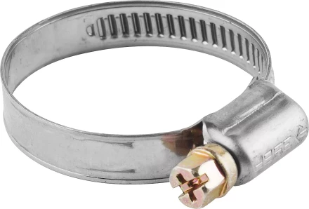 Хомуты ЗУБР &quot;ЭКСПЕРТ&quot;, нерж. сталь, накатная лента 9 мм, 35-50 мм, 5 шт 3787-35-50 купить в Челябинске