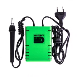 Электроприбор для выжигания по дереву "Ажур" с подставкой 2 проекции в комплекте Сибртех 91305