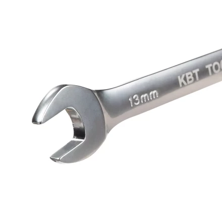 Набор гаечных комбинированных трещоточных ключей КВТ НТК-8 (8–19 мм), 8 шт. (91949) купить в Челябинске