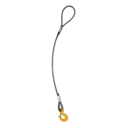 Строп канатный одноветвевой 1СК 2.5 т L=4 м с кч din 3.0 т опрессовка