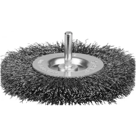 ЗУБР &quot;ЭКСПЕРТ&quot;. Щетка дисковая для дрели, двухрядная, витая стальная проволока 0,3мм, 75мм 35198-075-2_z01 купить в Челябинске