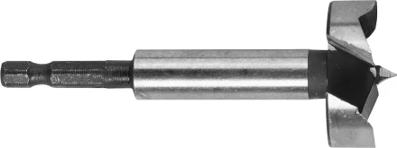 ЗУБР &quot;ЭКСПЕРТ&quot;. Сверло Форстнера по дереву, шестигранный хвостовик 1/4&quot;, 32мм 29993-32 купить в Челябинске