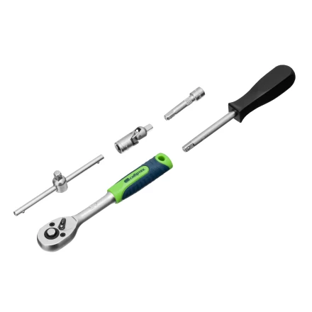 Набор инструментов Сибртех 13392, 1/4&quot;, пластиковый кейс, 29 предметов купить в Челябинске