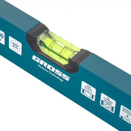 Уровень алюминиевый 1500 мм 2 глазка Handwerker Gross 33905 купить в Челябинске