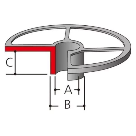 Направляющая втулка Makita 193335-7 (копировальное кольцо для фрезеров Makita RP 0910 и RP 1110 C) купить в Челябинске