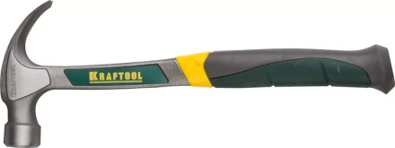 Молоток-гвоздодер, KRAFTOOL 20270, цельнометаллический, 560г 20270 купить в Челябинске