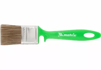 Кисть флейцевая "РАБОТЫ ПО ДЕРЕВУ"  35*10 мм  MATRIX Color Line 83372 купить в Челябинске