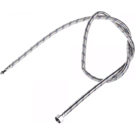 Подводка гибкая STAYER для воды к смесителям, оплетка из нерж стали, укороченная, г/ш 1/2&quot; - 1,5м 51016-150 купить в Челябинске