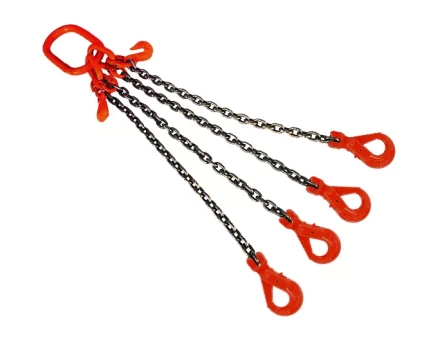 Строп цепной TOR 4СЦ г/п 2,36 т 3,0 м с укорачивающими и самозакрывающимися крюками 1016700 купить в Челябинске