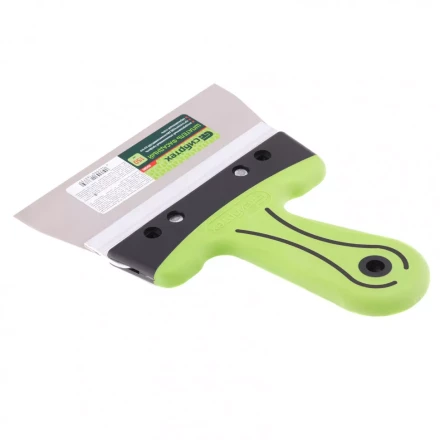 Шпатель фасадный нержавеющая сталь 150 мм двухкомпонентная ручка  Сибртех 85580 купить в Челябинске