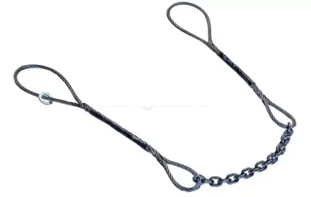 Строп комбинированный 1.6 т L=4 м L цепи=1.2 м заплет купить в Челябинске