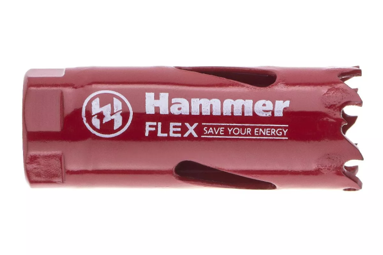 Коронка биметаллическая HAMMER Ф20х38мм 1/2" BiMETALL (224-002) купить в Челябинске