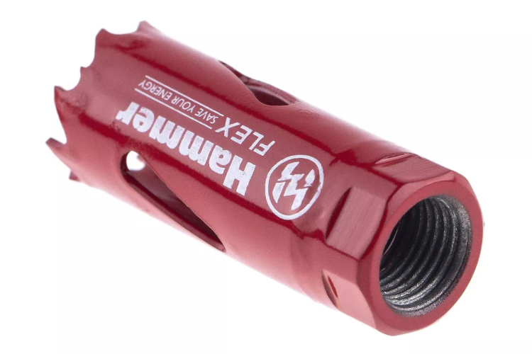 Коронка биметаллическая HAMMER Ф20х38мм 1/2" BiMETALL (224-002) купить в Челябинске