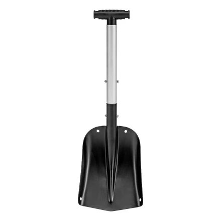 Лопата автомобильная, алюминиевая, 212х280х650-815 мм, телескопический черенок // Denzel 61726 купить в Челябинске