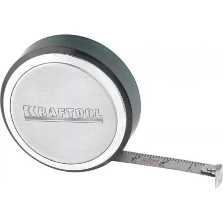 Рулетка KRAFTOOL, SuperKompakt, корпус из нержавеющей стали, 2мх8мм 34147-02 купить в Челябинске