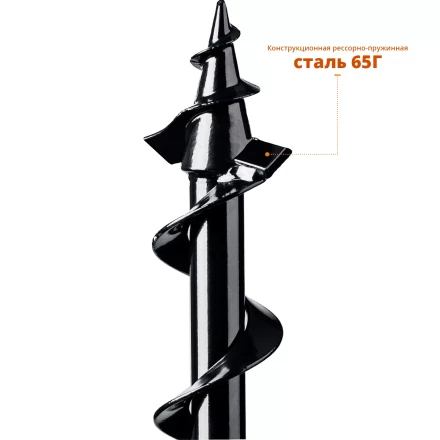 ЗУБР d 60 мм, грунт, шнек для мотобуров (7051-6) купить в Челябинске