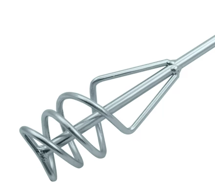 Миксер для песчано-гравийных смесей Denzel, 60 х 400 мм, оцинкованный, хвостовик SDS Plus 848257 купить в Челябинске