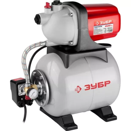 Станция насосная ЗУБР, пропускная способность 55л/мин, 800Вт ЗНАС-800 купить в Челябинске