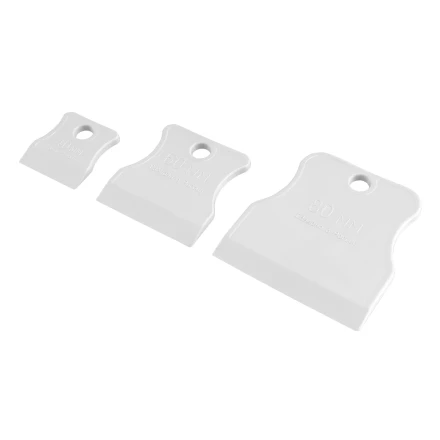 Набор шпателей 40-60-80 мм, белая резина, 3 шт. Россия Sparta 85801 купить в Челябинске