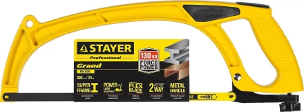 Ножовка по металлу STAYER RX900-GRAND, цельнолитая с профилем двутавр, 300 мм 15812 купить в Челябинске