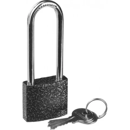 Замок STAYER &quot;STANDARD&quot; навесной, металлический корпус, удлиненная закаленная дужка, 38мм 37160-38-1 купить в Челябинске