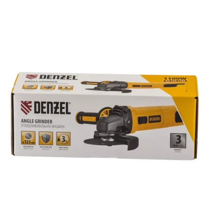 Угловая шлифмашина AG-125-1100 Denzel 26906 купить в Челябинске
