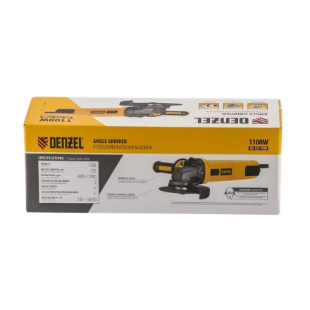 Угловая шлифмашина AG-125-1100 Denzel 26906 купить в Челябинске