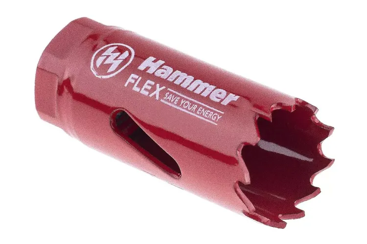 Коронка биметаллическая HAMMER Ф22х38мм 5/8" BiMETALL (224-003) купить в Челябинске