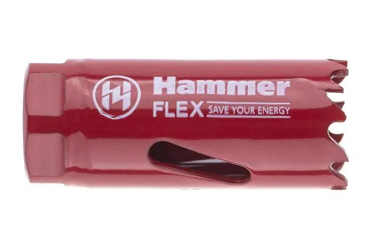 Коронка биметаллическая HAMMER Ф22х38мм 5/8" BiMETALL (224-003) купить в Челябинске