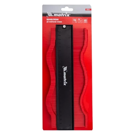 Шаблон для копирования профиля 25 см, пластиковый Matrix 88104 купить в Челябинске