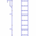 Лестница навесная алюминиевая для полувагонов УСЦ ЛНАп-4,5 купить в Челябинске