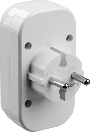 Разветвитель электрический MAXElectro, STAYER 55087-2, 2 гнезда, 10А/220В 55087-2 купить в Челябинске