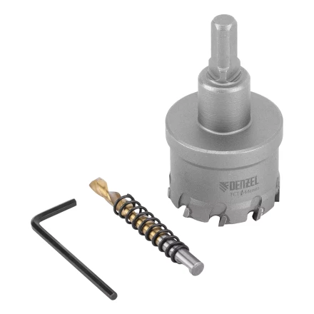 Коронка по металлу твердосплавная, 44 мм Denzel 724014 купить в Челябинске